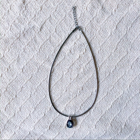 Blue and Silver Necklace - Picture 2 of 5